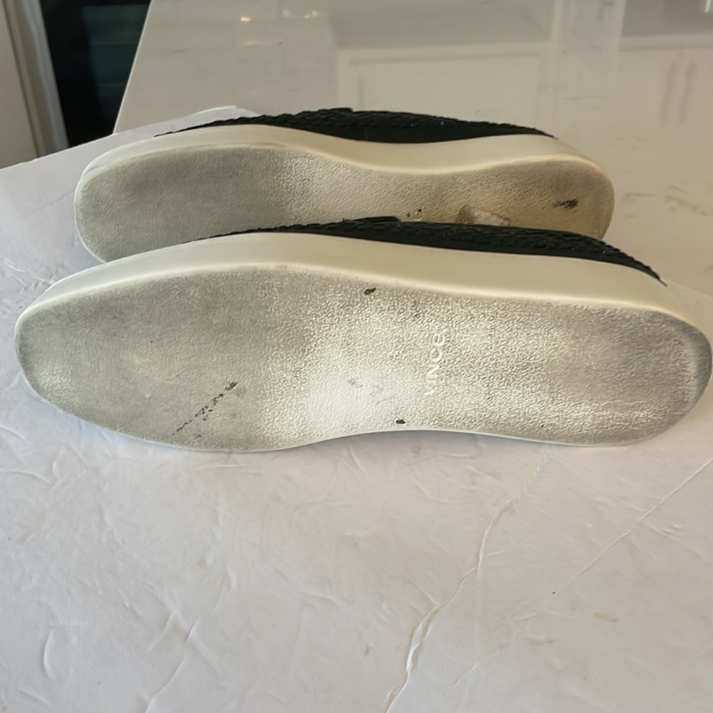 Vince Black Slip-On Platform slip on women’s Sneakers in size 10 medium - Picture 5 of 7